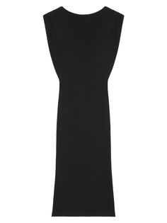 Трикотажное платье с открытой спиной Givenchy, черный