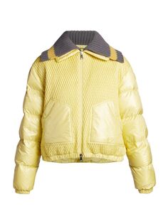 Стеганый бомбер Mainline Arpont Moncler, желтый