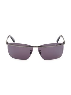 Прямоугольные солнцезащитные очки без оправы Moncler-Niveler 67 мм Moncler