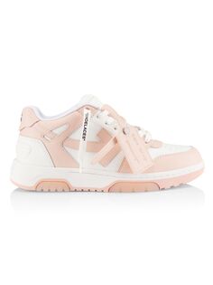 Кожаные низкие кеды Out Of Office Off-White