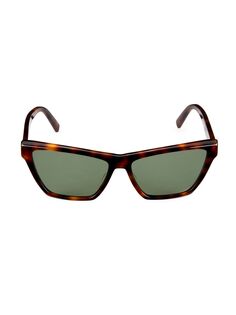 Новые солнцезащитные очки «кошачий глаз» YSL 58MM из ацетата Saint Laurent