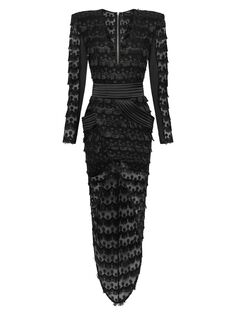 Кружевное платье с высоким вырезом It&apos;s Over ZHIVAGO, черный