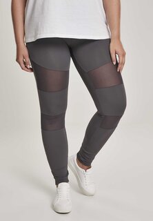 Леггинсы Urban Classics Ladies Tech Mesh Leggings, серый