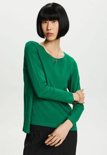 Рубашка с длинным рукавом Esprit, темно-зеленый