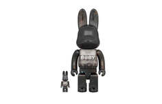 Коллекционная кукла Be@rbrick Bearbrick My First Rabbrick Baby Space Ver. 100% и 400%