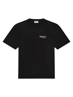 Политическая кампания футболка Balenciaga, черный