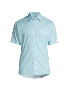 Спортивная рубашка Crown Summer Slice из эластичного хлопка Peter Millar, синий