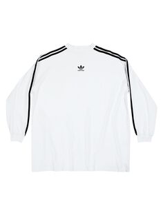 Balenciaga/adidas Футболка с длинным рукавом оверсайз Balenciaga, белый