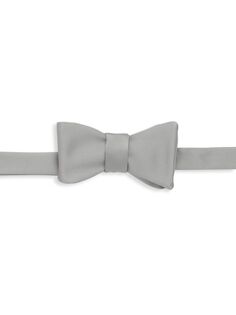 плетеный галстук-бабочка Paul Stuart, серый