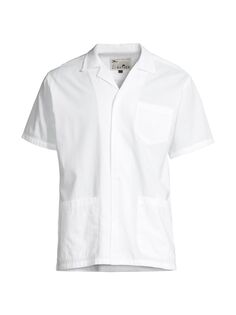 Рубашка из легкого хлопка Bather, белый