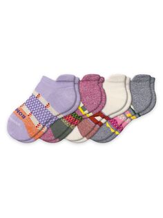 Детские весенние носки до щиколотки, 4 шт. в упаковке Bombas