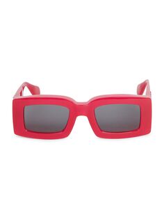 Прямоугольные солнцезащитные очки Tupi 50 мм Jacquemus, розовый