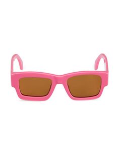 Солнцезащитные очки Murray Square из ацетата 50MM Palm Angels, розовый