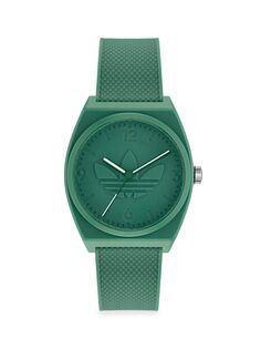 Часы с полимерным ремешком из коллекции Project 2 adidas, зеленый