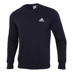 Толстовка Adidas Sl Ft Swt Embroidered Logo Loose Knit Pullover Blue, Синий