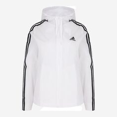 Ветровка женская adidas, белый/черный