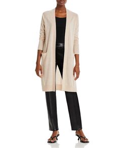 Кашемировый кардиган Duster — 100% эксклюзив C by Bloomingdale&apos;s Cashmere