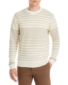 Полосатый миди-свитер с круглым вырезом Peter Millar