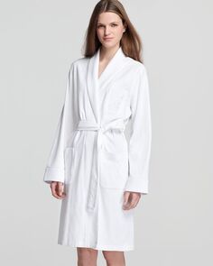 Короткий халат со стеганым воротником и манжетами Ralph Lauren