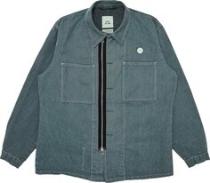 Рубашка OAMC Woven Re Work Work Shirt &apos;Opal Green&apos;, зеленый