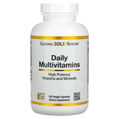 Мультивитамины California Gold Nutrition, 180 капсул