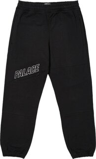 Джоггеры Palace Slant Zip Joggers &apos;Black&apos;, черный