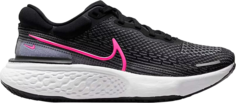 Кроссовки Nike Wmns ZoomX Invincible Run Flyknit &apos;Black Hyper Pink&apos;, черный