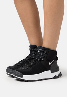 Высокие кроссовки Nike, черно-белый