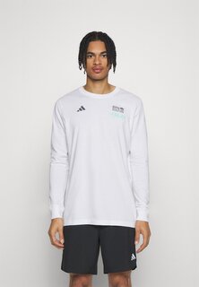 Топ с длинными рукавами Adidas, белый