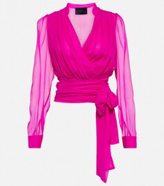 Блузка Faye со сборками COSTARELLOS, розовый