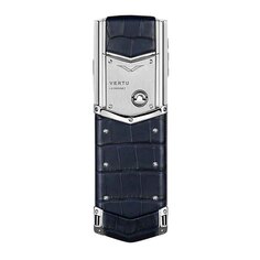 Мобильный телефон Vertu Signature V Dark Blue Alligator, темно-синий