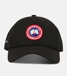 Бейсболка с нашивкой-логотипом Canada Goose, черный