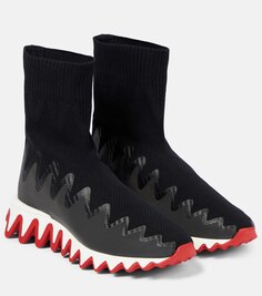 Кроссовки Sharky Sock Christian Louboutin, черный