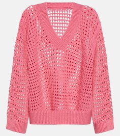 Роскошный свитер Airiness из шерсти и кашемира DOROTHEE SCHUMACHER, розовый