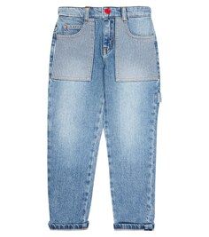 Полосатые джинсы Marc Jacobs, синий