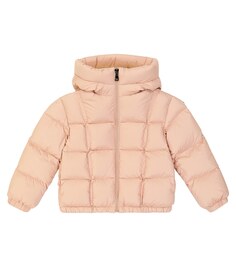 Пуховик Moncler Enfant, розовый