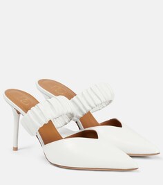 Кожаные мюли Maureen 100 Malone Souliers, белый