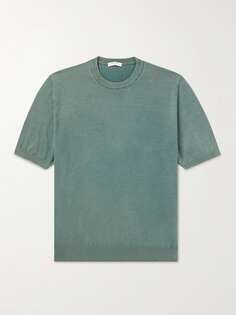 Хлопковая футболка BOGLIOLI, зеленый