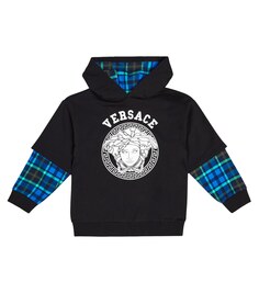 Худи с принтом Medusa из хлопка Versace, разноцветный