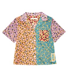 Рубашка Tiggy с цветочным принтом Zimmermann Kids, разноцветный