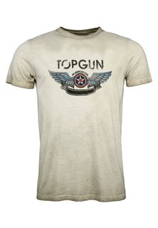 Футболка с принтом TOP GUN, оливковый