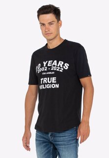 Футболка с принтом True Religion, черный