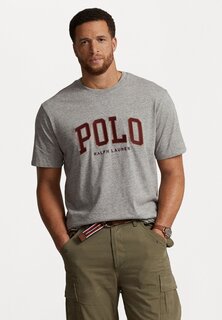 Футболка с принтом Polo Ralph Lauren, серый