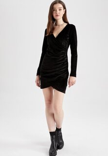 Коктейльное платье DeFacto, черный