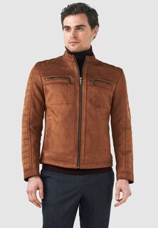 Куртка из искусственной кожи Pierre Cardin, коричневый