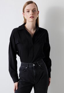 Блузка Ipekyol с длинным рукавом, черный