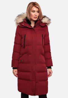Зимнее пальто Marikoo с капюшоном, красный