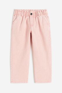 Джинсы H&amp;M Kids Relaxed Fit, светло-розовый H&M