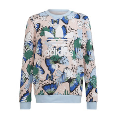 Свитшот Adidas Originals Her Studio London Animal Flower Print Crew, мультиколор