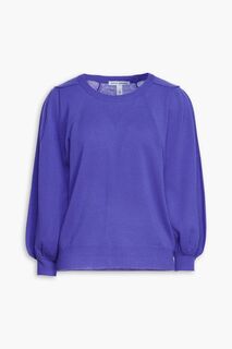 Кашемировый свитер со сборками AUTUMN CASHMERE, синий